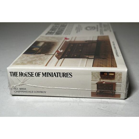 The House of Miniatures Kit 40024 Chippendale Lowboy NEW SEALED Vtg Furniture - Picture 6 of 9